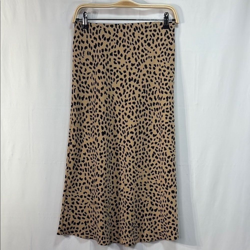 🐊Sanctuary Leopard Print Maxi slip Skirt
